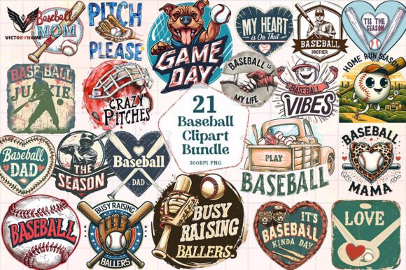 Download Baseball Bundle Sublimation Clipart PNG - Bundle sublimation Collection